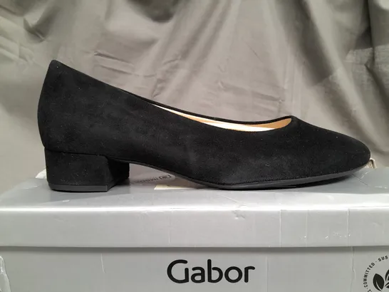 BOXED GABOR HIGH HEEL OPEN TOP SHOES - UK 6 