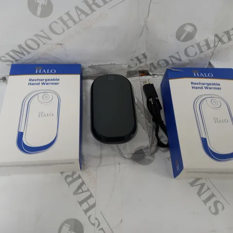 LOT OF 2 HALO RECHARGEABLE HAND WARMER 