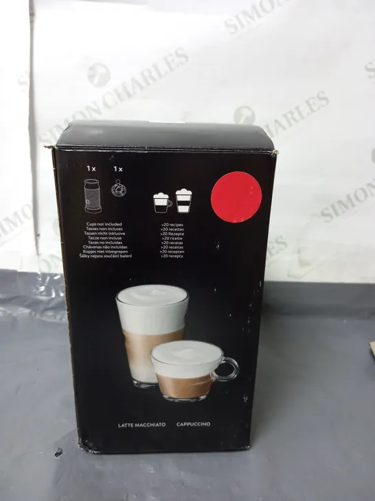 BOXED NESPRESSO AEROCCINO 3 MILK FROTHER RED