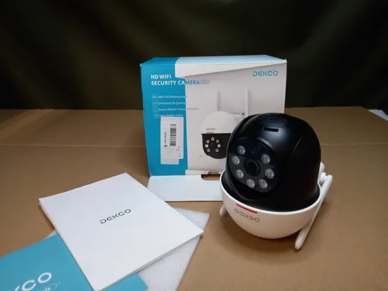 BOXED DEKCO HD WIFI SECURITY CAMERA