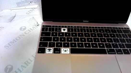 ROSE GOLD MACBOOK CORE M3 1.1 256GB