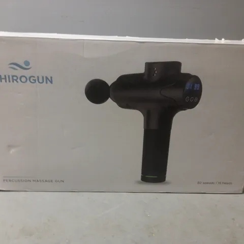 BOXED CHIROGUN PERCUSSION MASSAGE GUN 