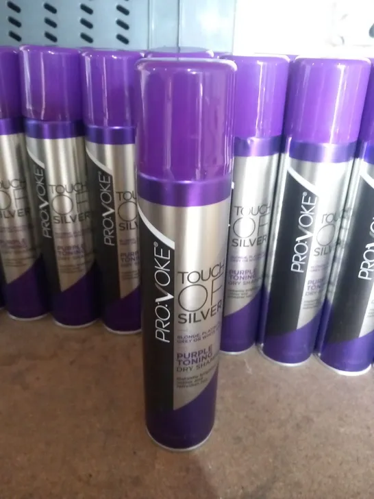 APPROXIMATELY 24 PROVOKE TOUCH OF SILVER PURPLE TONING DRY SHAMPOO 200ML