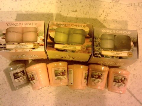 YANKEE CANDLE 53 PIECE TEALIGHT & VOTIVE COLLECTION WITH VOTIVE HOLDERS