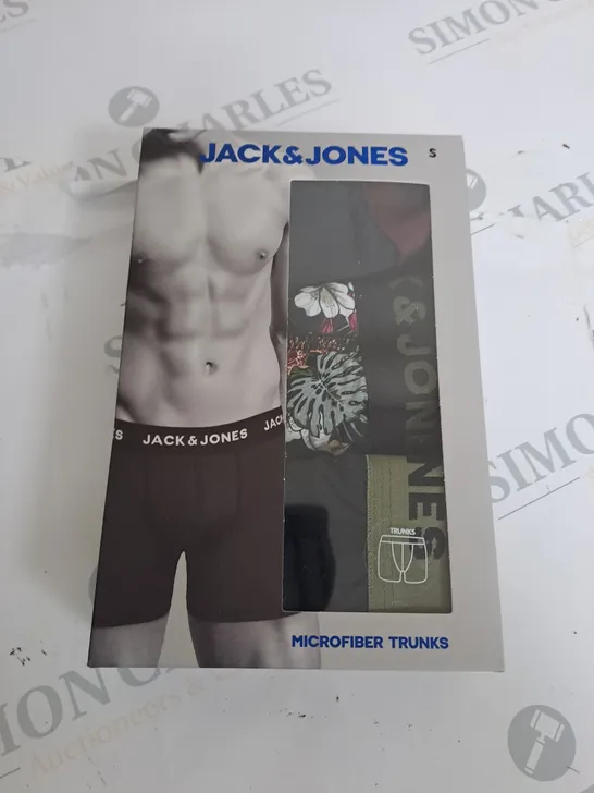 JACK AND JONES 3 PACK TRUNKS SIZE S