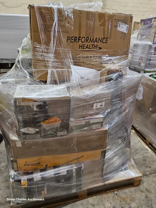 PALLET OF APPROXIMATELY 41 UNPROCESSED RAW RETURN HOUSEHOLD AND ELECTRICAL GOODS TO INCLUDE;