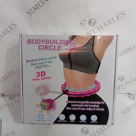 BOXED BODY BUILDING CIRCLE WITH 3D STAGE LIGHTING 