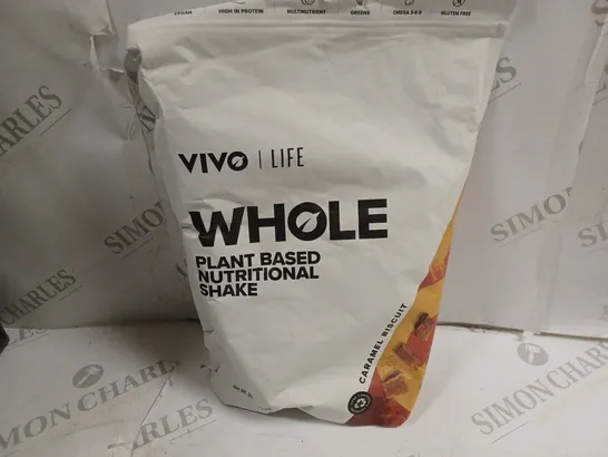 VIVO LIFE WHOLE PLANT BASED NUTRITIONAL SHAKE CARAMEL BISCUIT 1KG