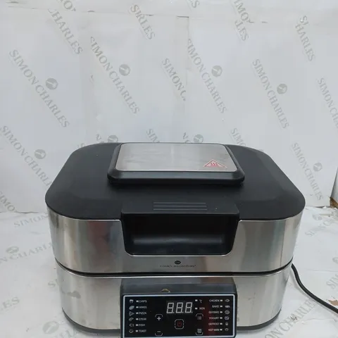BOXED OUTLET COOK'S ESSENTIALS GRILL & AIRFRYER 5.5L