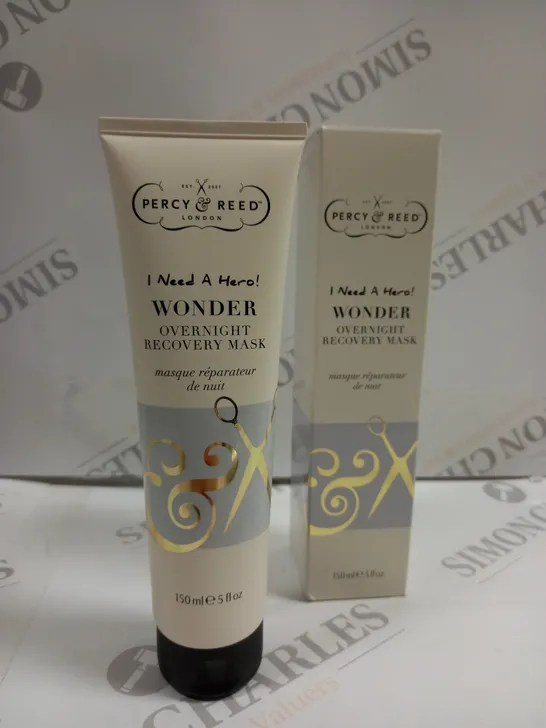 BOXED PERCY & REED I NEED A HERO! WONDER OVERNIGHT RECOVERY MASK 150ML