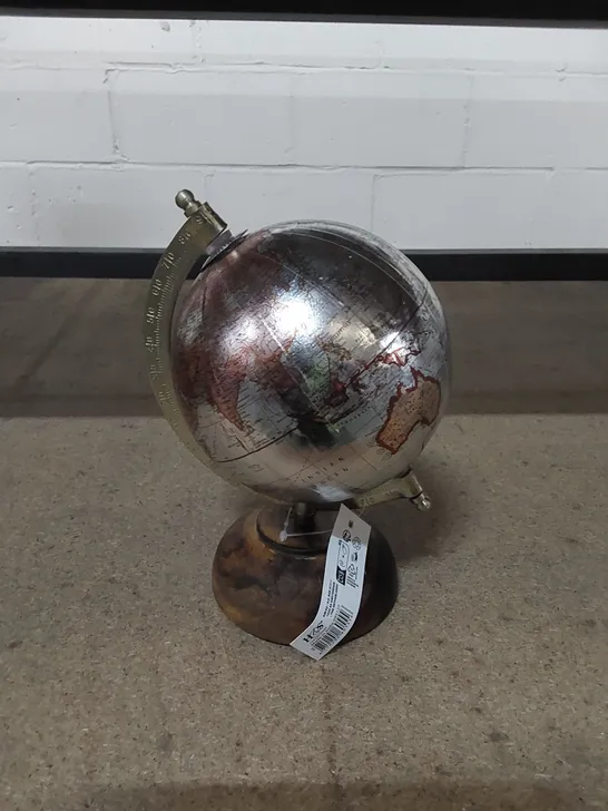 BOXED FRISKING METAL TABLETOP GLOBE