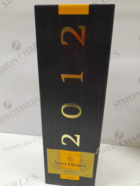 BOXED VEUVE CLICQUOT 2012 VINTAGE CHAMPAGNE 750ML