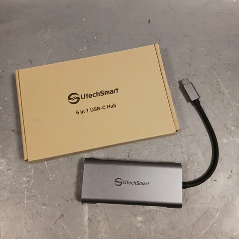 BOXED UTECH SMART 6 IN 1 USB-C HUB 