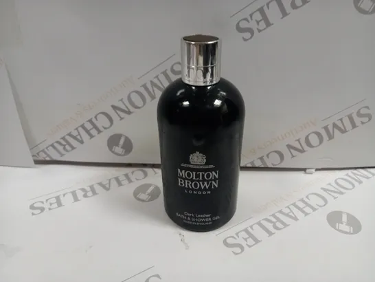 MOLTON BROWN DARK LEATHER BATH AND SHOWER GEL 300ML