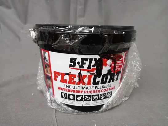 BOXED TUB OF APPROX 2KG SFIXX FLEXI COAT LIQUID RUBBER