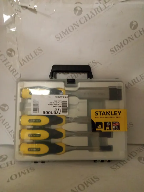 STANLEY 216885 DYNAGRIP CHISEL WITH STRIKE CAP SET