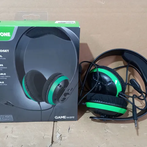 LOT OF 2 GAMEWARE STEREO HEADSETS FOR XBOX ONE