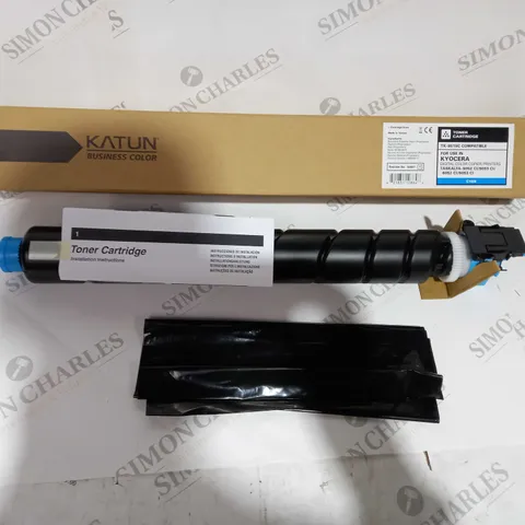 BOXED KATUN BUSINESS COLOR TONER CARTRIDGE (CYAN) WITH INSTRUCTIONS. TK-8515 COMPATIBLE , FOR USE WITH KYOCERA PRINTERS