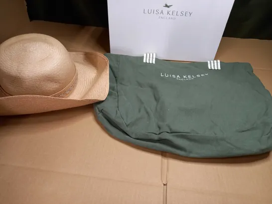 BOXED LUISA KELSEY HAT/BAG SET