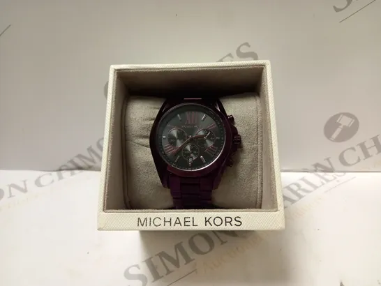 MICHAEL KORS MK6398 WATCH PURPLE LIMITED EDITION