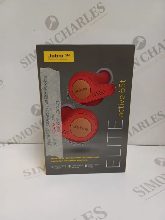 BOXED JABRA ELITE ACTIVE 65T EARBUDS