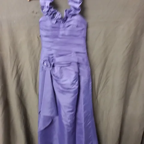 RONALD JOYCE PURPLE OCCASIONAL DRESS - UK 10