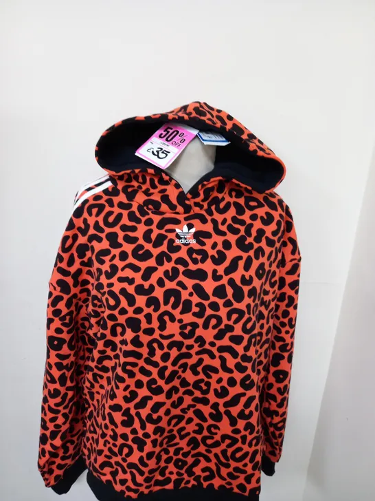 ADIDAS ORIGINAL ANIMAL PRINT HOODIE SIZE 10