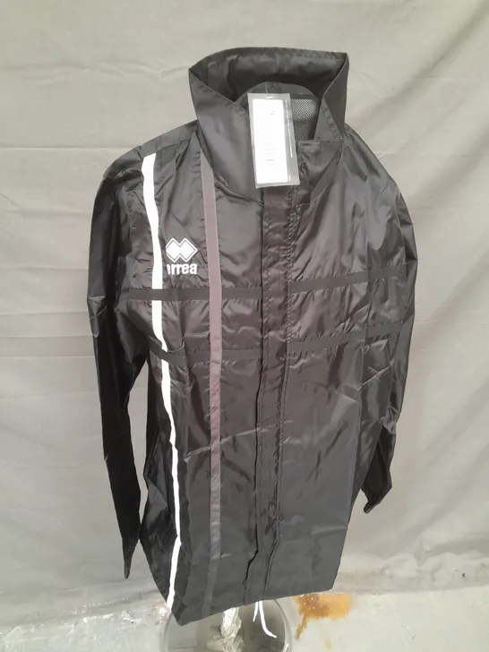 ERREA MITCHELL WINDBREAKER WATERPROOF COAT SIZE XL - BLACK