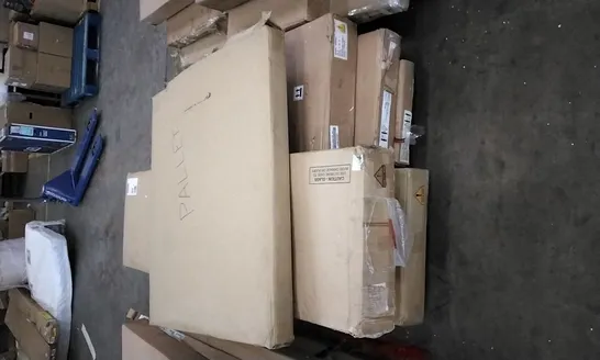 PALLET OF ASSORTED FLATPACK BOXED FURNITURE PARTS