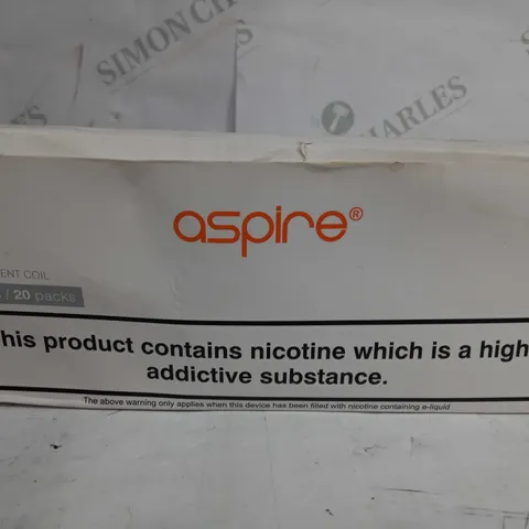 BOX OF APPROX 70 ASPIRE REPLACEMENT COILS 