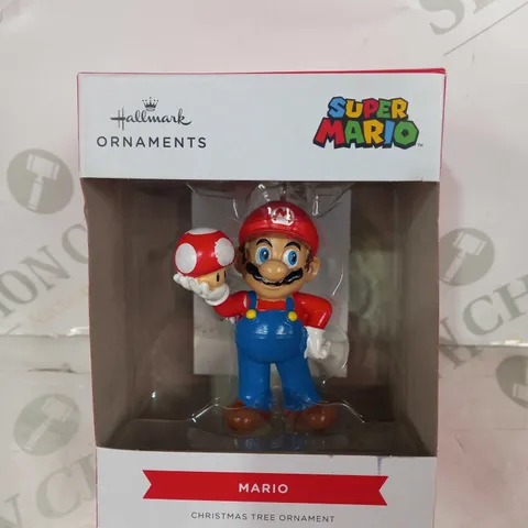 HALLMARK ORNAMENTS SUPER MARIO - MARIO CHRISTMAS TREE ORNAMENT