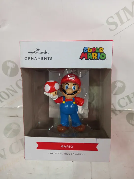 HALLMARK ORNAMENTS SUPER MARIO - MARIO CHRISTMAS TREE ORNAMENT