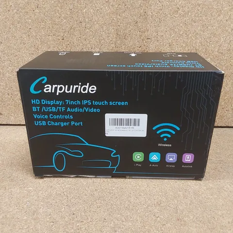 BOXED CARPURIDE CARPLAY WIRELESS 7INCH IPS TOUCH SCREEN AUDIO/VIDEO DISPLAY - SKU: X001SW15YR 