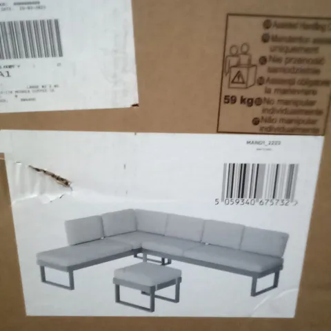 BOXED GOODHOME MOOREA COFFEE TABLE SET