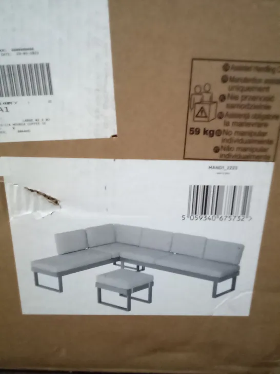 BOXED GOODHOME MOOREA COFFEE TABLE SET