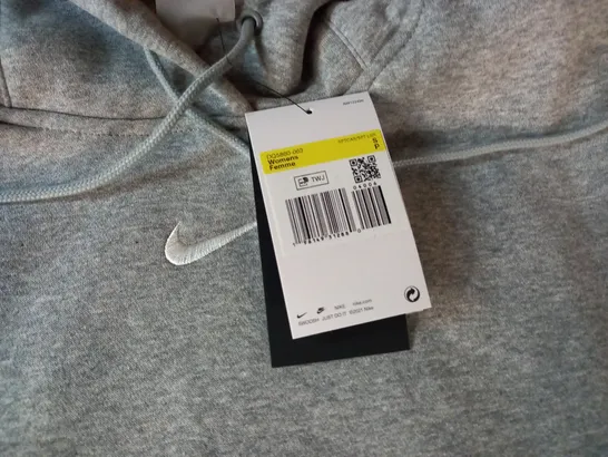 NIKE WOMENS OVERSIZED FIT GREY HOODIE - S/P