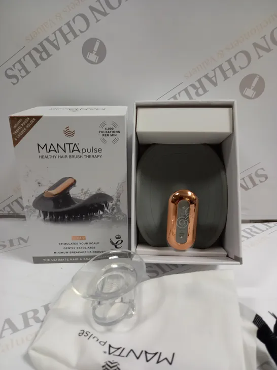 BOXED MANTA HAIR PULSE HEALTHY HAIRBRUSH