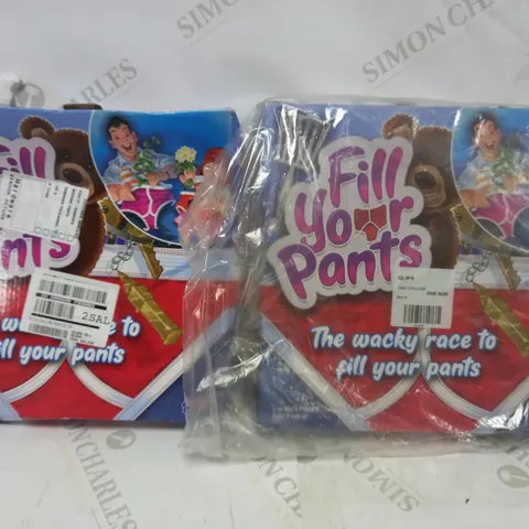 LOT OF 2 FILL YOUR PANTS BOARD GAMES