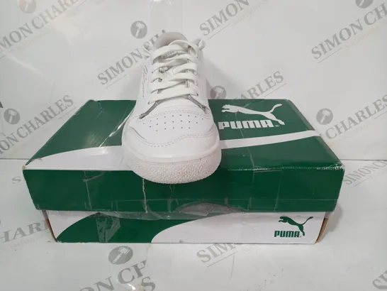 BOXED PAIR OF PUMA SHOCK WEDGE SHOES IN WHITE UK SIZE 3