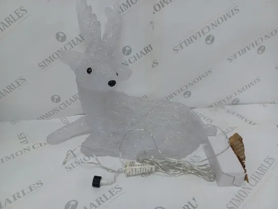 LIGHT UP REINDEER WITH ANTLERS OUTDOOR CHRISTMAS DECORATION RRP £49.99