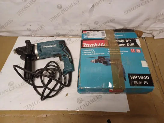 MAKITA HP1640 13 MM 240 V PERCUSSION DRILL