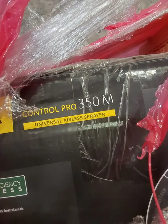 PALLET OF ASSORTED HOUSEHOLD ITEMS AND CONSUMER PRODUCTS TO INCLUDE; WAGNER CONTROL PRO 350 M UNIVERSAL AIRLESS SPRAYER, OFFICE CHAIRS, FURNITURE ETC 