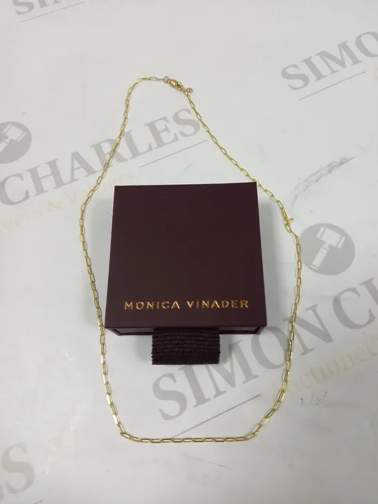 MONICA VINADER GOLD LINK NECKLACE 