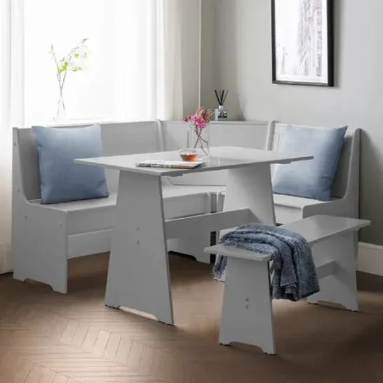 BOXED LIEF NEWPORT 3 PIECE DINING SET SURF WHITE (2 BOXES)