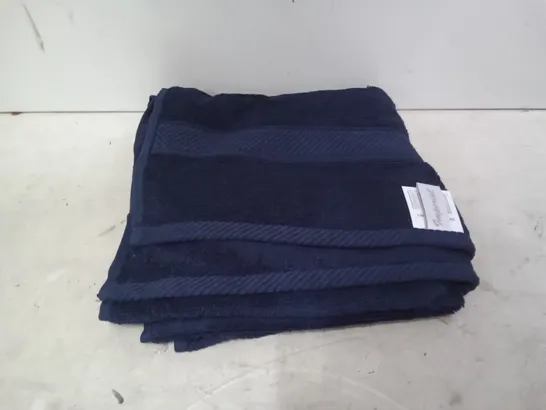 IMPERIAL MAGARET HAND TOWEL IN NAVY