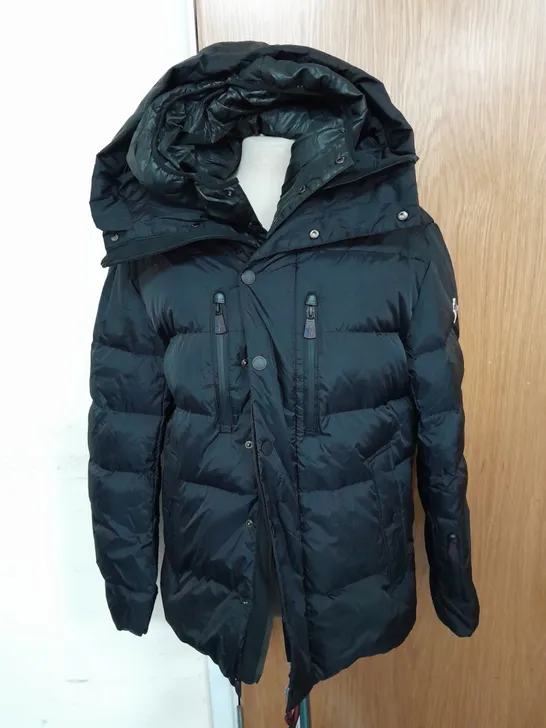 MONCLER GRENOBLE RODENBERG COAT IN BLACK GARMENT BACK INCLUDED RRP £187.61