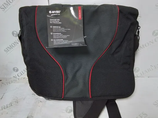 HI-TEC MESSENGER BAG - BLACK