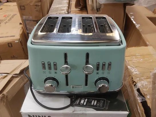 BOXED HADEN 4-SLICE TOASTER - GREEN