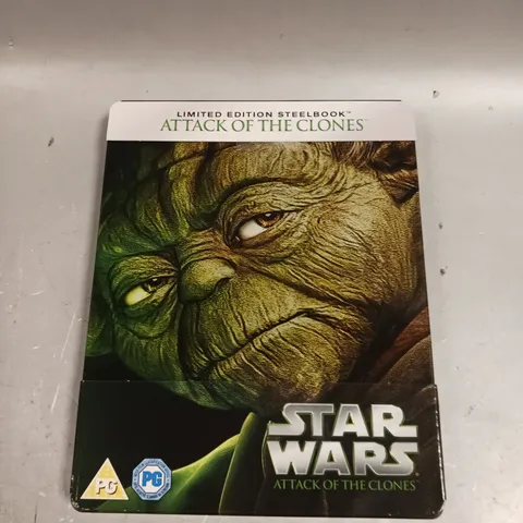 STAR WARS ATTACK OF THE CLONES LIMITED EDITION STEELBOOK BLU-RAY 