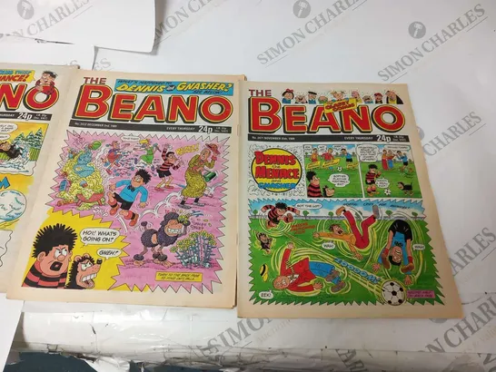 COLLECTION OF ASSORTED BEANO COMICS FROM 1989